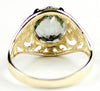 R004, 3.3ct Mystic Fire Topaz set in a Gold Ring