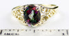 R005, 2.3ct Mystic Fire Topaz set in a Gold Ring
