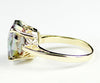 R055, 6ct Mystic Fire Topaz set in a Gold Ring