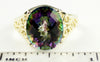 R057, 6ct Mystic Fire Topaz set in a Gold Ring