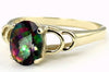 R300, 1.5ct Mystic Fire Topaz set in a Gold Ring