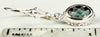 SE006, Mystic Fire Topaz, 925 Sterling Silver Leverback Earrings w/ Rope Design