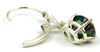 SE007, Mystic Fire Topaz, 925 Sterling Silver Leverback Earrings
