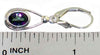 SE008, Mystic Fire Topaz, 925 Sterling Silver Drop Leverback Earrings