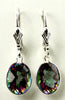 SE101, Mystic Fire Topaz, 925 Sterling Silver Leverback Earring