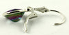 SE101, Mystic Fire Topaz, 925 Sterling Silver Leverback Earring