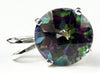 SP088, 12 ct Mystic Fire Topaz, 925 Sterling Silver Pendant