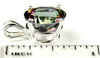 SP088, 12 ct Mystic Fire Topaz, 925 Sterling Silver Pendant