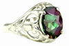SR004, 3.3ct Mystic Fire Topaz set in a Sterling SIlver Ring