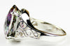SR049, 12ct Huge Mystic Fire Topaz set in a Sterling SIlver Ring
