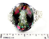 SR049, 12ct Huge Mystic Fire Topaz set in a Sterling SIlver Ring
