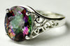 SR057, 6ct Mystic Fire Topaz set in a Sterling SIlver Ring