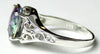 SR057, 6ct Mystic Fire Topaz set in a Sterling SIlver Ring