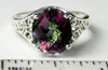 SR057, 6ct Mystic Fire Topaz set in a Sterling SIlver Ring