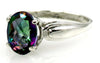 SR058, 2.3ct Mystic Fire Topaz set in a Sterling SIlver Ring