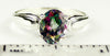 SR058, 2.3ct Mystic Fire Topaz set in a Sterling SIlver Ring
