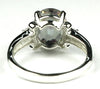 SR136, 4.5ct Mystic Fire Topaz set in a Sterling SIlver Ring