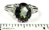 SR136, 4.5ct Mystic Fire Topaz set in a Sterling SIlver Ring