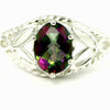 SR137, 1.5ct Mystic Fire Topaz set in a Sterling SIlver Ring