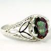 SR137, 1.5ct Mystic Fire Topaz set in a Sterling SIlver Ring