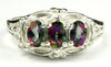 SR163, 1.5tcw Mystic Fire Topaz set in a Sterling SIlver Ring