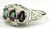 SR163, 1.5tcw Mystic Fire Topaz set in a Sterling SIlver Ring