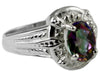 SR284, 1.5 ct Mystic Fire Topaz set in a Sterling SIlver Ring