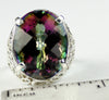 SR291, 22 ct Massive Mystic Fire Topaz set in a Sterling SIlver Ring