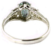 SR302, 1.5 cts Mystic Fire Topaz set in a Sterling SIlver Ring