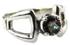SR307, 1 ct Mystic Fire Topaz set in a Sterling SIlver Ring