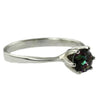 SR311, 1ct Mystic Fire Topaz set in a Tiffany Style Sterling SIlver Ring