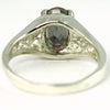 SR305, 1.5 cts Mystic Fire Topaz set in a Sterling SIlver Ring