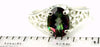 SR305, 1.5 cts Mystic Fire Topaz set in a Sterling SIlver Ring